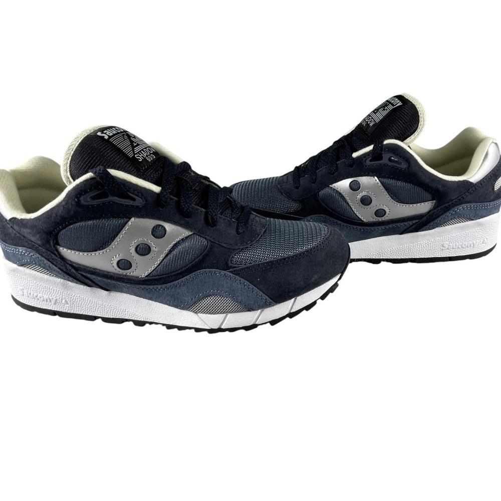 New Saucony Shadow 6000 Sneakers Navy Retro Suede Unisex Men 10.5/ Women 12